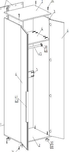 Шкаф 2-ств. для одежды "Лео" в Добрянке - dobryanka.mebel24.online | фото 2