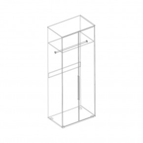 Шкаф 2-ств. для одежды "Лео" в Добрянке - dobryanka.mebel24.online | фото 3