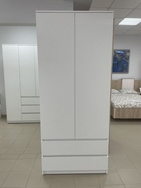 Шкаф 2-ств. с 2 ящиками "Бьянко" в Добрянке - dobryanka.mebel24.online | фото 3
