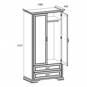 Шкаф 2DG2S, MONAKO, цвет Сосна винтаж/дуб анкона в Добрянке - dobryanka.mebel24.online | фото 3