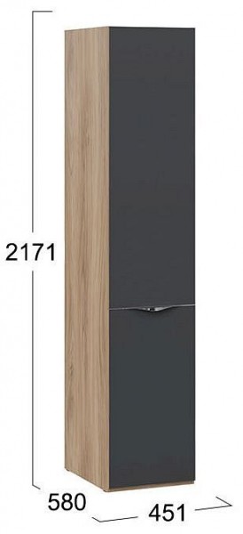 Шкаф для белья Глосс СМ-319.07.111 в Добрянке - dobryanka.mebel24.online | фото 4