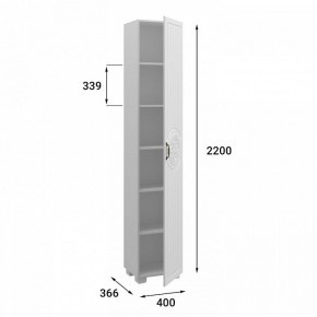 Шкаф для белья Монблан МБ-22К в Добрянке - dobryanka.mebel24.online | фото 5