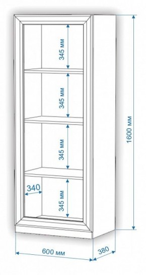Шкаф для белья Нобиле ВтН-ФГД в Добрянке - dobryanka.mebel24.online | фото 2