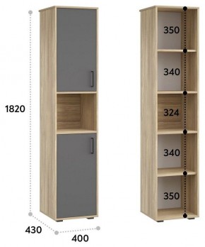 Шкаф для белья Оскар в Добрянке - dobryanka.mebel24.online | фото 3