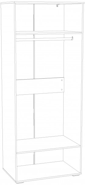 Шкаф для одежды НМ 041.42 "Банни" (Макарун) в Добрянке - dobryanka.mebel24.online | фото 3