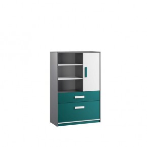 Шкаф книжный Кэнди КШ-2 Океан в Добрянке - dobryanka.mebel24.online | фото