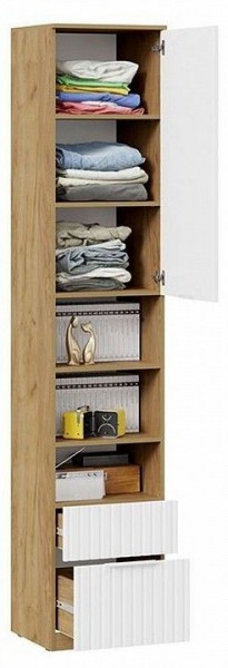 Шкаф комбинированный Хилтон Исп. 2 в Добрянке - dobryanka.mebel24.online | фото 5