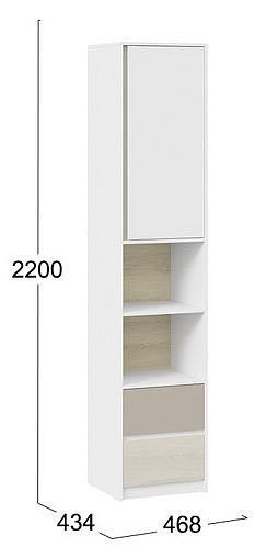 Шкаф комбинированный Сканди в Добрянке - dobryanka.mebel24.online | фото 4