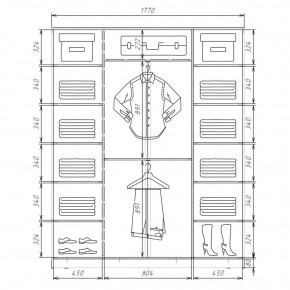 Шкаф-купе ХИТ 22-4-20/2-777 (420) в Добрянке - dobryanka.mebel24.online | фото 2