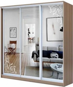 Шкаф-купе ХИТ 23-20/2-656 ОРНАМЕНТ в Добрянке - dobryanka.mebel24.online | фото
