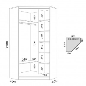 Шкаф-купе ХИТ-У-22-4-55 в Добрянке - dobryanka.mebel24.online | фото 3