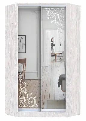 Шкаф-купе ХИТ-У-L-24-64-66 ОРНАМЕНТ в Добрянке - dobryanka.mebel24.online | фото