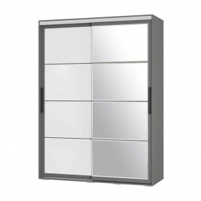 Шкаф-купе Крафт-6 1.6 м ШКК-06 (графит) в Добрянке - dobryanka.mebel24.online | фото 3