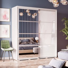Шкаф-купе Крафт-6 1.6 м ШКК-06 (ясень белый) в Добрянке - dobryanka.mebel24.online | фото