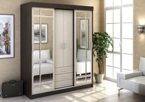 Шкаф-купе Лидер 1 венге-дуб в Добрянке - dobryanka.mebel24.online | фото 2