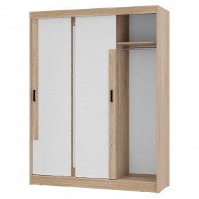 Шкаф-купе Смарт ШКК-06 (дуб сонома/белый) в Добрянке - dobryanka.mebel24.online | фото 4