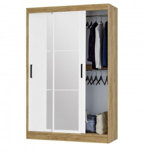 Шкаф-купе Тайм ШКК-03 (крафт/белый) в Добрянке - dobryanka.mebel24.online | фото 2
