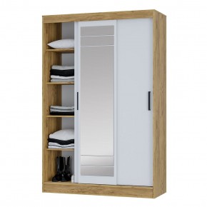 Шкаф-купе Тео ШКК-02 (крафт/белый) в Добрянке - dobryanka.mebel24.online | фото 4