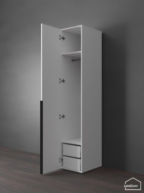 Шкаф Linnea MHR-1-3 2050х400х510 (Белый-М 11.1.2) в Добрянке - dobryanka.mebel24.online | фото 5
