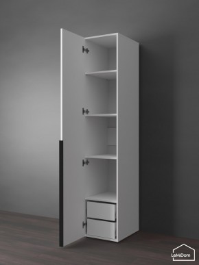 Шкаф Linnea MHR-1-3 2050х400х510 (Белый-М 11.1.2) в Добрянке - dobryanka.mebel24.online | фото 5