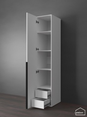 Шкаф Linnea MHR-1-3 2050х400х510 (Белый-М 11.1.2) в Добрянке - dobryanka.mebel24.online | фото 6