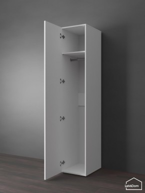 Шкаф Linnea MHR-1PO 2050х400х510 (Белый-М 11.1.2) в Добрянке - dobryanka.mebel24.online | фото 4