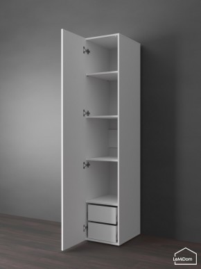 Шкаф Linnea MHR-1PO-4 2050х400х510 (Белый-М 11.1.1) в Добрянке - dobryanka.mebel24.online | фото 5