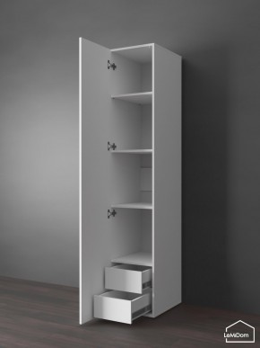 Шкаф Linnea MHR-1PO-4 2050х400х510 (Белый-М 11.1.2) в Добрянке - dobryanka.mebel24.online | фото 4
