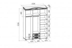 Шкаф платяной Ассоль АС-27 в Добрянке - dobryanka.mebel24.online | фото 6