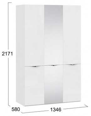 Шкаф платяной Глосс СМ-319.07.432 в Добрянке - dobryanka.mebel24.online | фото 4