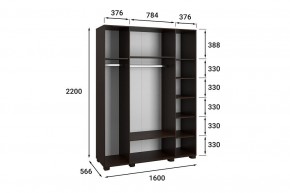 Шкаф платяной Монблан МБ-25К в Добрянке - dobryanka.mebel24.online | фото 9