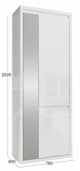 Шкаф платяной Норден СТЛ.413.01 в Добрянке - dobryanka.mebel24.online | фото 3