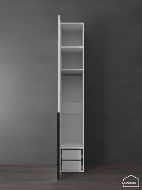 Шкаф с антресолью Linnea MHR-1A-3 2450х400х510 (Белый-М 11.1.2) в Добрянке - dobryanka.mebel24.online | фото 5