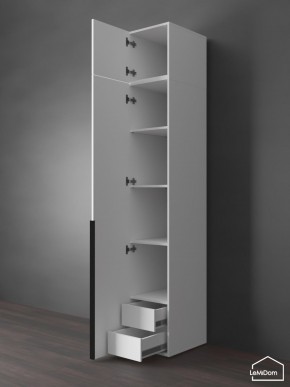 Шкаф с антресолью Linnea MHR-1A-4 2450х400х510 (Белый-М 11.1.2) в Добрянке - dobryanka.mebel24.online | фото 5
