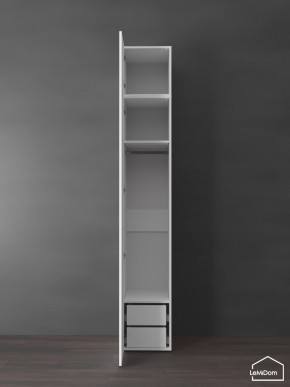 Шкаф с антресолью Linnea MHR-1POA-3 2450х400х510 (Белый-М 11.1.1) в Добрянке - dobryanka.mebel24.online | фото 5