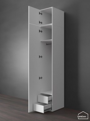 Шкаф с антресолью Linnea MHR-1POA-3 2450х400х510 (Белый-М 11.1.1) в Добрянке - dobryanka.mebel24.online | фото 6