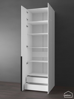 Шкаф с антресолью Linnea MHR-2A-4 2450х800х510 (Белый-М 11.1.1) в Добрянке - dobryanka.mebel24.online | фото 5