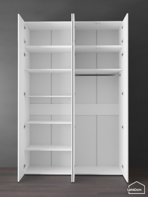 Шкаф с антресолью Linnea MHR-4POA-1 2450х1600х510 (Белый-М 11.1.1) в Добрянке - dobryanka.mebel24.online | фото 4