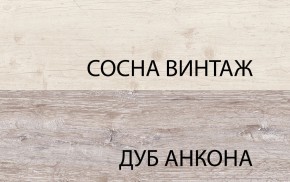 Шкаф с витриной 1V1D1S, MONAKO, цвет Сосна винтаж/дуб анкона в Добрянке - dobryanka.mebel24.online | фото 3