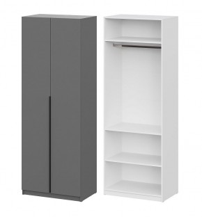 Шкаф ШК-5 + 2 полки (800) Графит серый в Добрянке - dobryanka.mebel24.online | фото