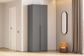 Шкаф ШК-5 + 2 полки (800) Графит серый в Добрянке - dobryanka.mebel24.online | фото 2