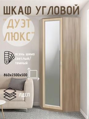 Шкаф угловой Дуэт Люкс с зеркалом в Добрянке - dobryanka.mebel24.online | фото 3