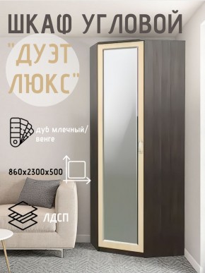 Шкаф угловой Дуэт Люкс с зеркалом в Добрянке - dobryanka.mebel24.online | фото 5