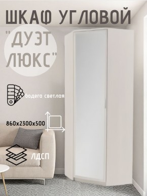 Шкаф угловой Дуэт Люкс с зеркалом в Добрянке - dobryanka.mebel24.online | фото 6