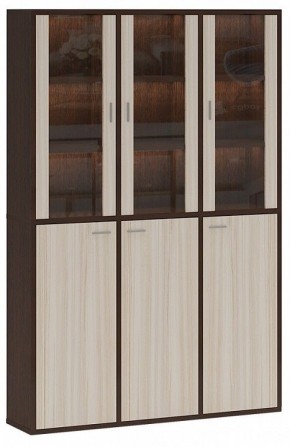 Шкаф-витрина Домино СУ(ш3в2)+3ФГ+3ФС в Добрянке - dobryanka.mebel24.online | фото