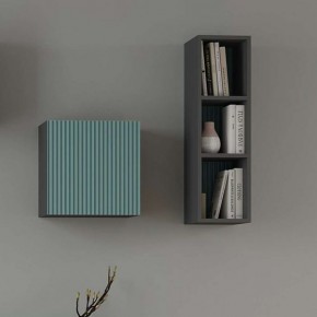Сириния Куб 2 серый графит/МДФ бриз в Добрянке - dobryanka.mebel24.online | фото 3