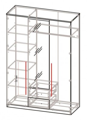 Спальный гарнитур Роксана (модульный) ЯШС в Добрянке - dobryanka.mebel24.online | фото 5