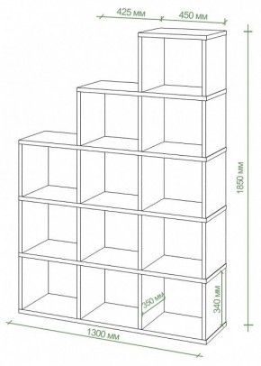 Стеллаж Бартоло СЛД 5 в Добрянке - dobryanka.mebel24.online | фото 2