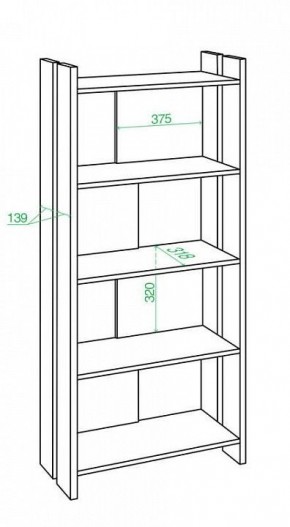 Стеллаж Домино Лайт СТЛ-ОВ в Добрянке - dobryanka.mebel24.online | фото 3