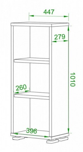 Стеллаж Домино нельсон ПУ-10-1 в Добрянке - dobryanka.mebel24.online | фото 2